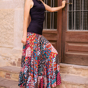 Falda larga de estilo bohemio - SIM